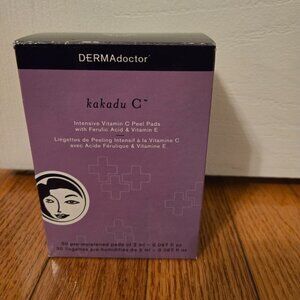 Brand new in box Dermadoctor Kakadu C  Intensive Vitamin-C peel pad 30 count